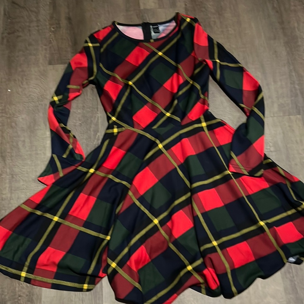 Checked Shein Dress